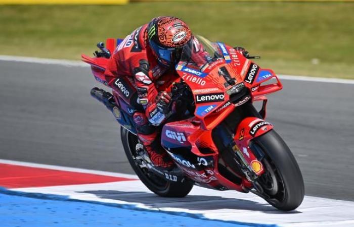 Francesco Bagnaia takes his first pole position of the season at the Dutch Motorcycle Grand Prix