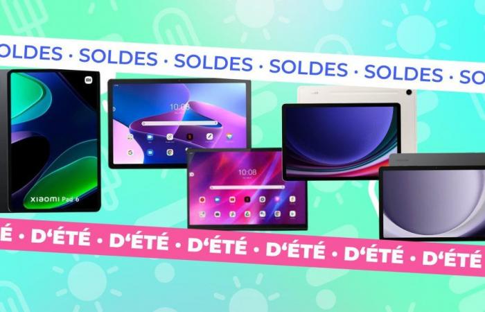 Samsung, Lenovo, Xiaomi… Find the touchscreen tablet of your dreams during the summer sales