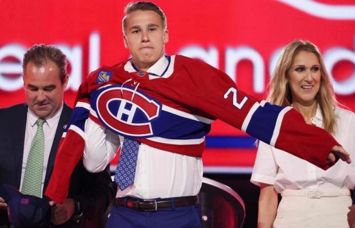 NHL draft: the Canadian had a surprise in store, it was Céline Dion who chose Ivan Demidov