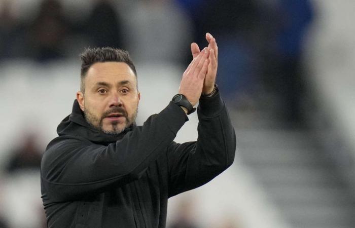 Olympique de Marseille formalizes the signing of its new coach, Roberto De Zerbi