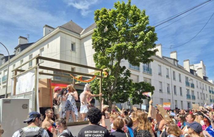 In Lorient, the Pride March brought together more than 1,500 people