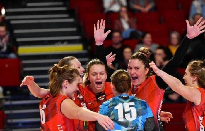 Volleyball. Third in Prenational, the women of ASPTT Laval will still move up to N3F