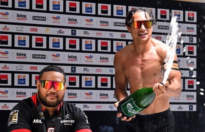 VIDEO. Stade Toulousain-Bordeaux final: beer shower, water slide and cigars in the locker room… The Toulouse players’ night of celebration