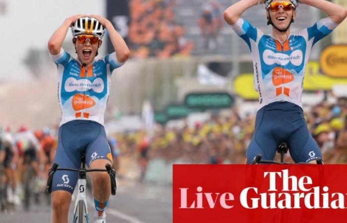 Tour de France 2024: Bardet wins brutal first stage as Cavendish struggles in heat – as it happened | Tour de France 2024