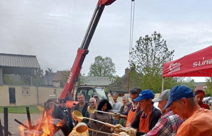 Barely breaking the record for the largest spit cake, this village in Aveyron wants to take it back from a town in the department