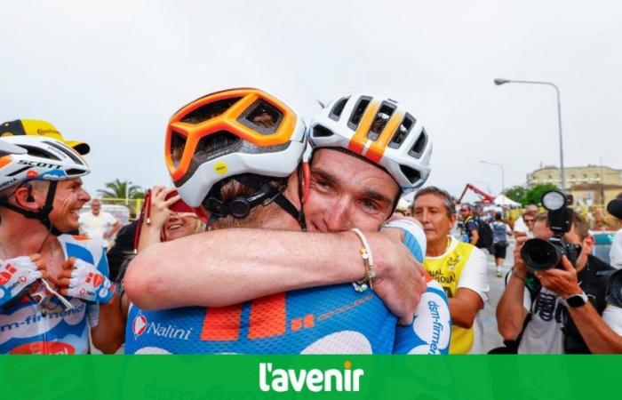 Romain Bardet wins the first stage of the 2024 Tour de France, 3 Belgians in the top 10 (videos)