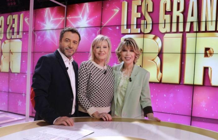 PHOTOS Chantal Ladesou and Jean-Baptiste Guégan guests of Les Grands du Rire by Bernard Montiel and Karen Cheryl