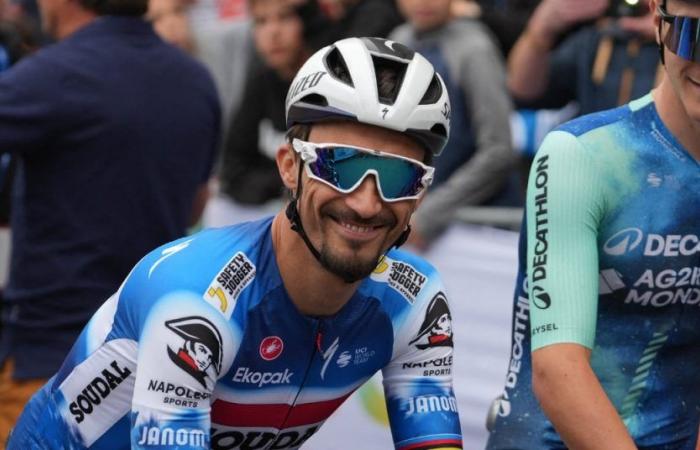 Far from the Tour de France, Julian Alaphilippe is enjoying himself