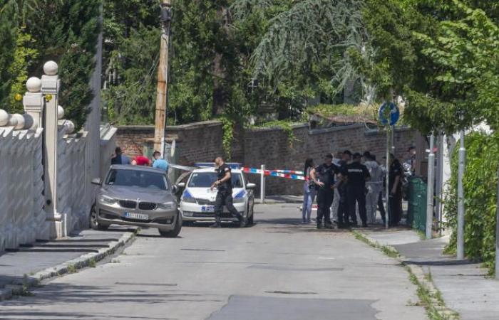Police officer injured in ‘terrorist attack’ outside Israeli embassy in Belgrade
