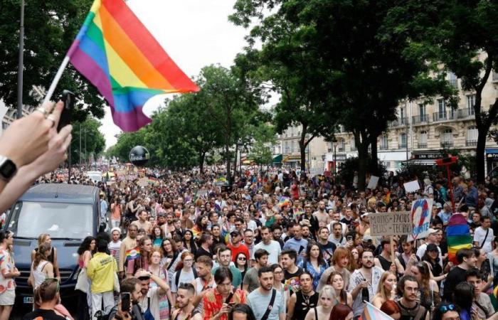 LGBTQ+ pride march: thousands of people march in Paris, Mila floured and exfiltrated from the procession