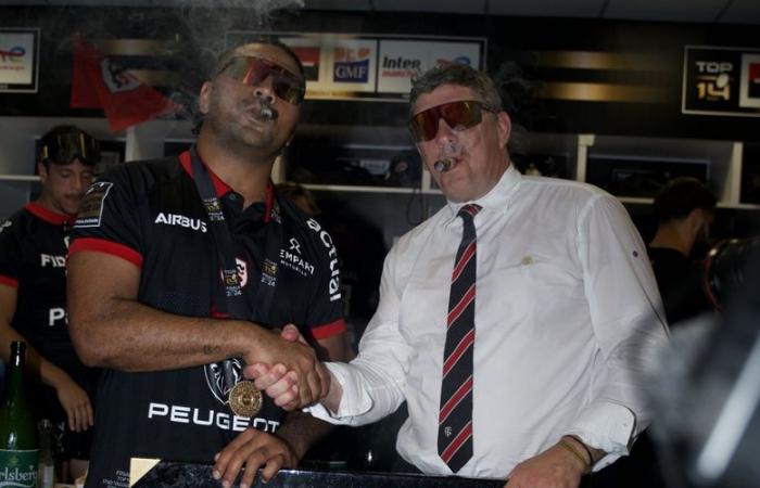 Stade Toulousain: “The announcement is legendary”, “The photo is legendary”… Cigar in the mouth Peato Mauvaka extends until 2029
