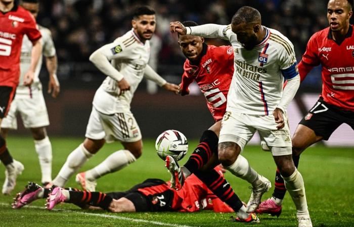 Rennes do well against OL on the first day