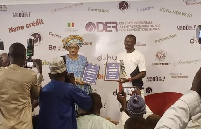 Designated ambassador of the Der/fj: Sadio Mané cited as an example for young people who aspire to entrepreneurship