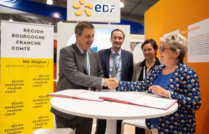 BURGUNDY-FRANCHE-COMTÉ: The Region and EDF renew their framework partnership agreement to serve a low-carbon region