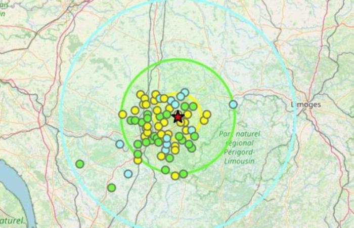 in 2022, an earthquake of 4.1 shakes Charente