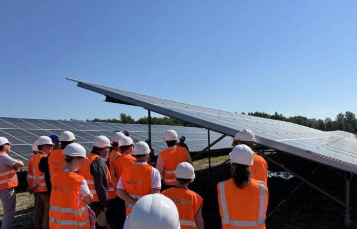 With 66,565 solar panels, the most powerful photovoltaic power plant in Sarthe has been inaugurated