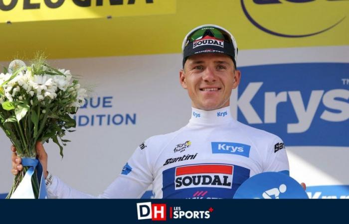 Second overall and best youngster, Evenepoel is very close to the yellow jersey: “But I’m not going to risk my life this Monday”