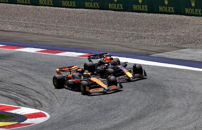 Big row between Norris and Verstappen after their collision at the Austrian GP