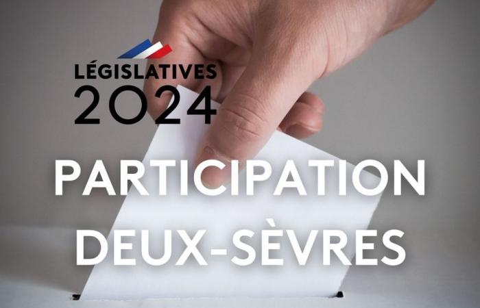 2024 LEGISLATIVE ELECTIONS in Deux-Sèvres. Discover the participation rate of the 1st round at 12 p.m.
