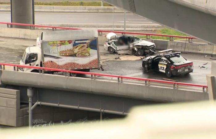 A person dies after a collision on the Turcot interchange