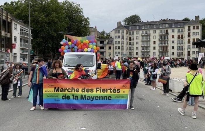 In Laval, the pride march set off from Boston Square