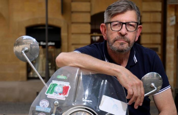 This Aix resident publishes two books of memories of his Vespa trips