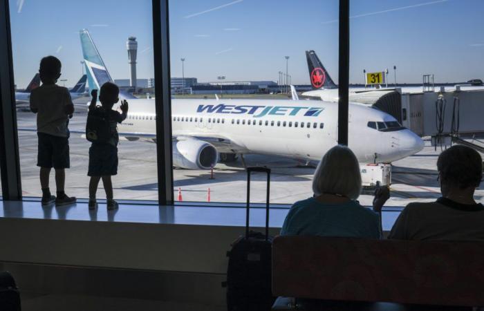 At least 68 flights were cancelled Sunday due to the strike, WestJet laments