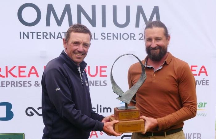 Nicolas Joakimides and Bertrand Cornut, winners of the Arkea Omnium Senior of Arcangues