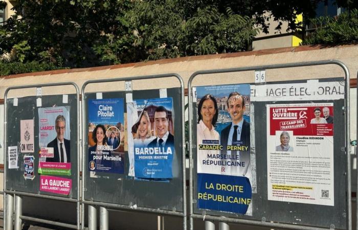 In Marseille, the New Popular Front in the lead ahead of the RN, the presidential majority behind