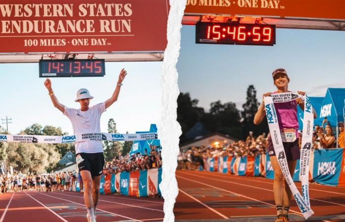 Jim Walmsley and Katie Schide, big winners of the 2024 Western States!