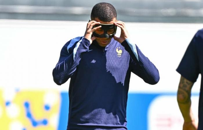 a Mbappé in great shape gives news of his nose before France-Belgium