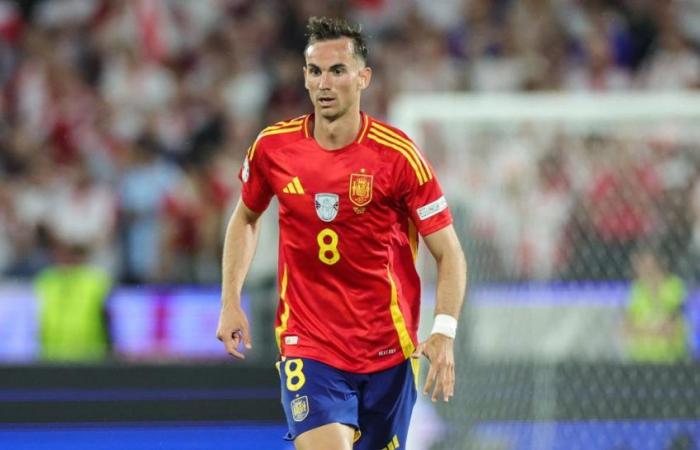 the web is on fire for Fabian Ruiz, huge with Spain at the Euro