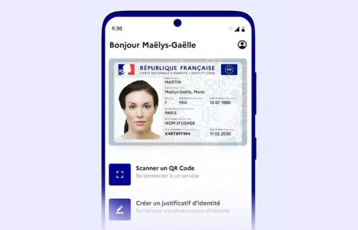To vote, is the dematerialized identity card from France Identity accepted?