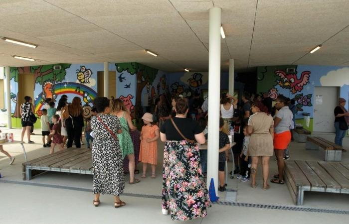 Art comes to the courtyard of the Aimé-Césaire school, criticized for its lack of vegetation