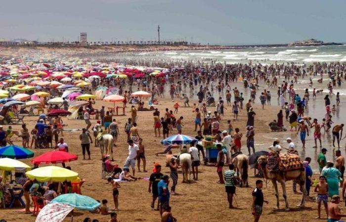 Casablanca, Mohammedia, Bouznika… Large crowds on the beaches