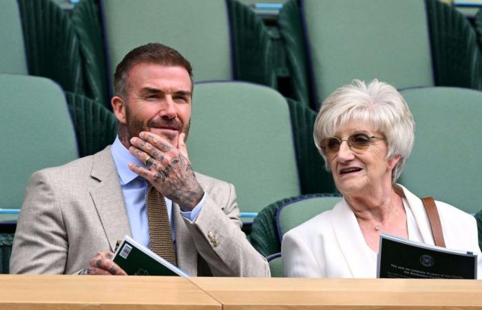 mother son outing at Wimbledon