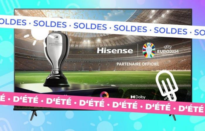 The sale price of this 50″ 4K QLED TV from Hisense does not exceed €400