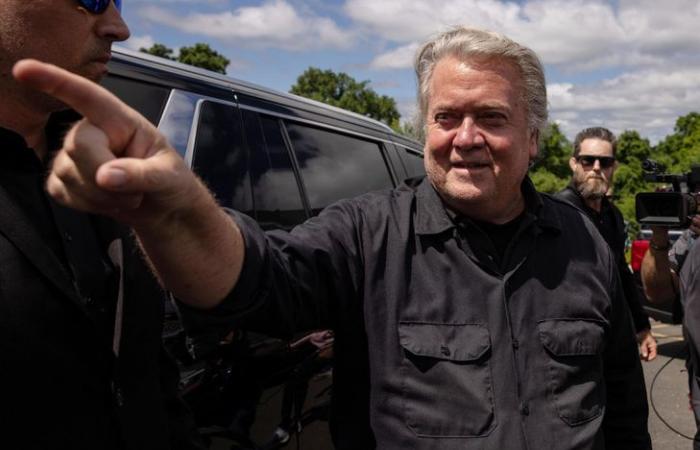 Trump’s former eminence grise Steve Bannon heads to prison to serve his sentence