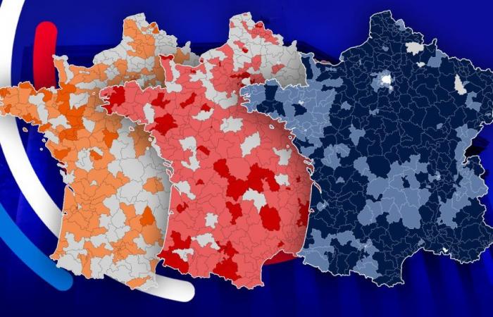 5 maps to understand the first round of voting