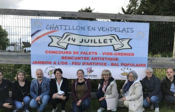 The July 14 festivities in Châtillon-en-Vendelais bring together associations