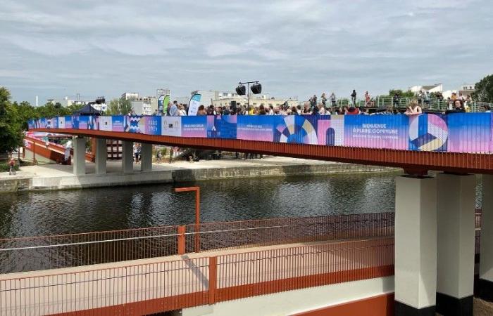 Two new footbridges inaugurated in Seine-Saint-Denis
