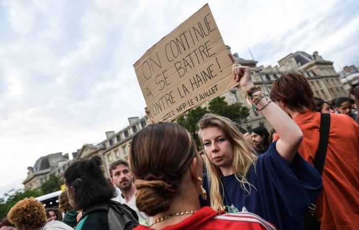 Legislative elections 2024: several thousand people gathered in Paris against the far right