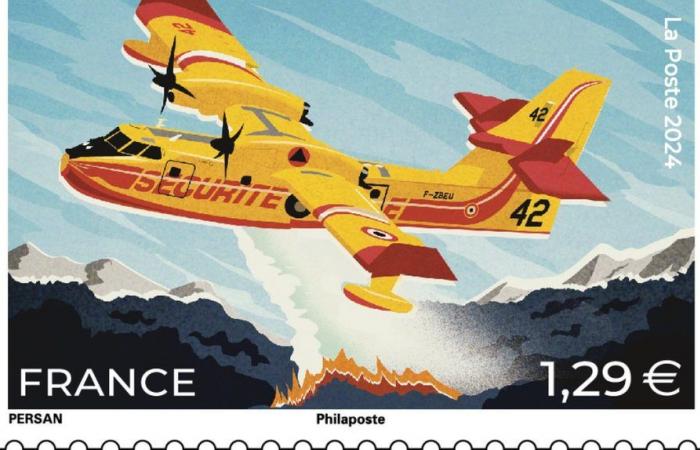 NÎMES On July 8, La Poste issues a stamp illustrated by a Canadair from Civil Security
