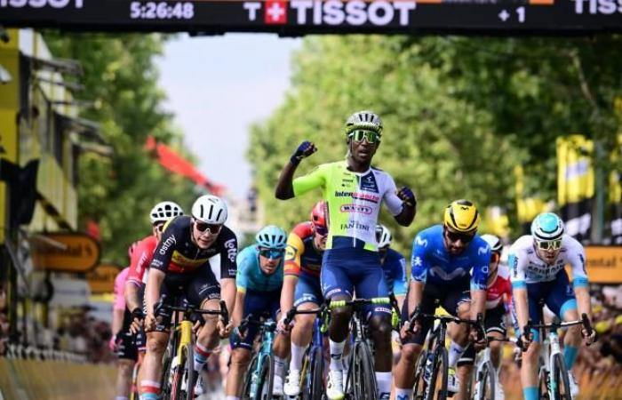 Biniam Girmay creates a surprise by winning the 3rd stage of the Tour de France, Richard Carapaz new leader