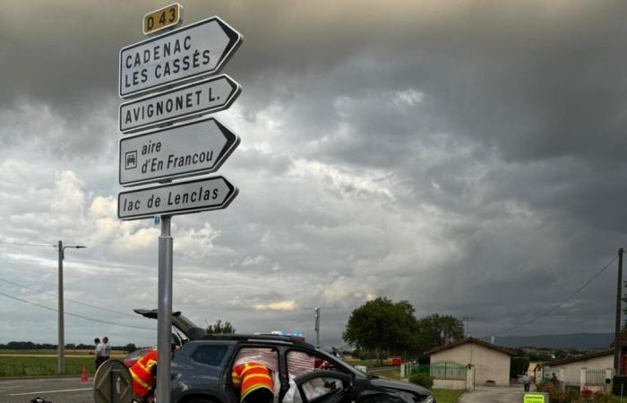 Three injured in road accident between Revel and Saint-Félix-Lauragais