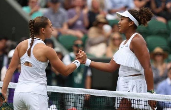 Diane Parry loses to Naomi Osaka in first round at Wimbledon