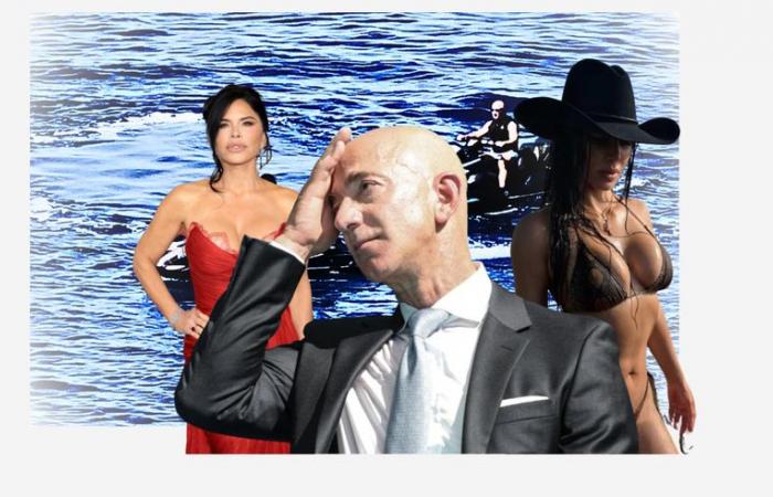 This is who Jeff Bezos is having fun with on his yacht