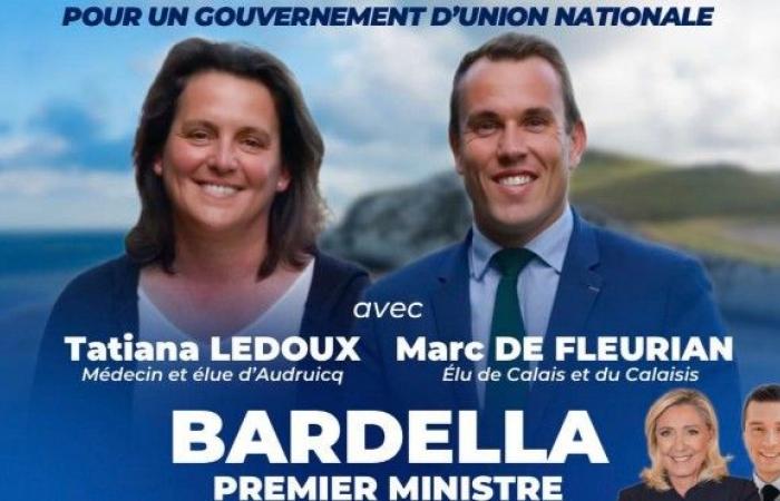 Duel of Fleurian (RN) / Dumont (LR) for the second round in the 7th constituency of Pas-de-Calais
