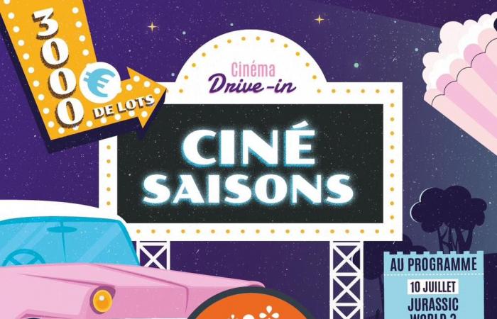 Aushopping Saisons de Meaux: This summer, the shopping center is holding its cinema in drive-in mode!