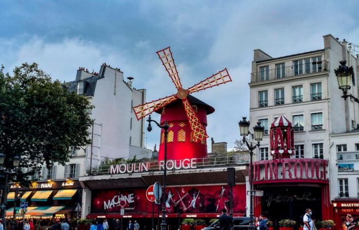 The Moulin Rouge finds its wings again, French cancan and sound and light on the inauguration program